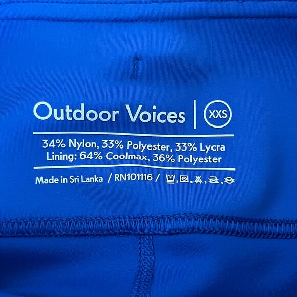 Outdoor Voices NEW Blue 7/8 Legging Size XXS - Picture 6 of 8